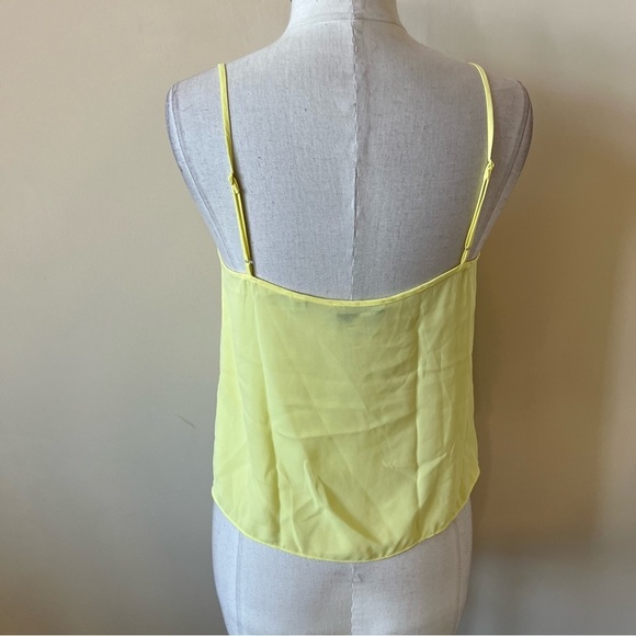 Vince Scoop-neck Camisole Top in Lemon Glow 17676 - Picture 7 of 9